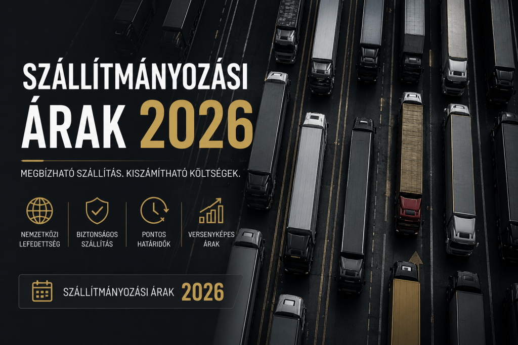 Nemzetközi közúti fuvarozás Európában raklapos szállítmánnyal 2026-ban